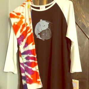 Brand new Randy & one size tye-dye leggings